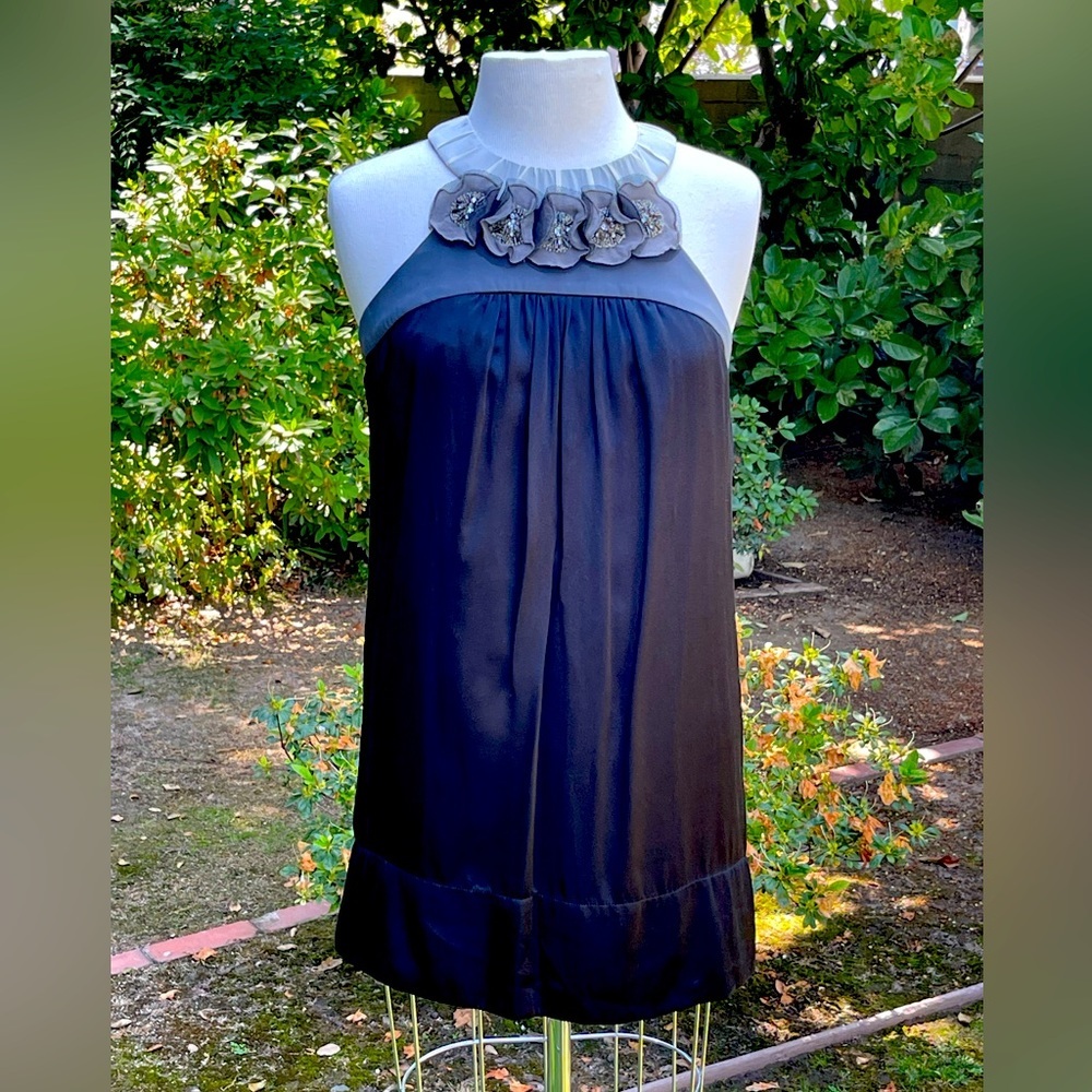 BCBGMaxAzria Black Halter Dress - size 0